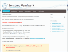 Tablet Screenshot of jonstrupvand.dk